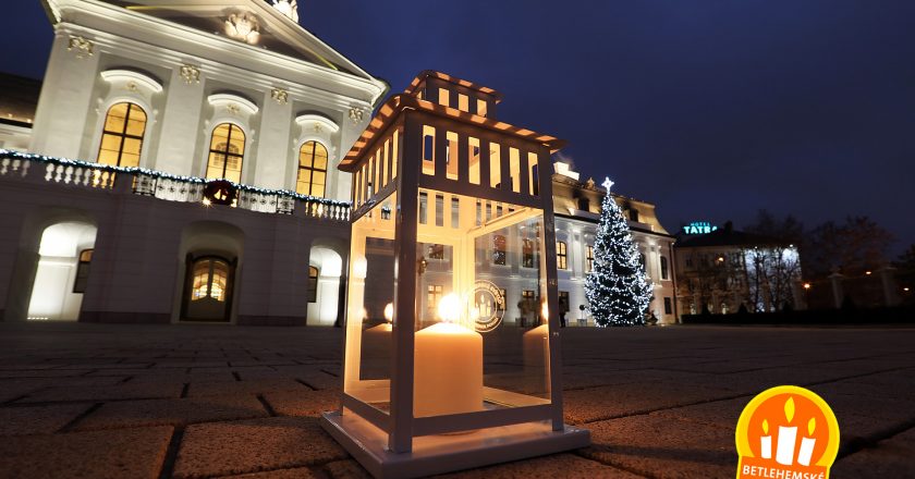 Aj tento rok bude Betlehemské svetlo horieť v Prezidentskom paláci a postupne rozžiari celé Slovensko